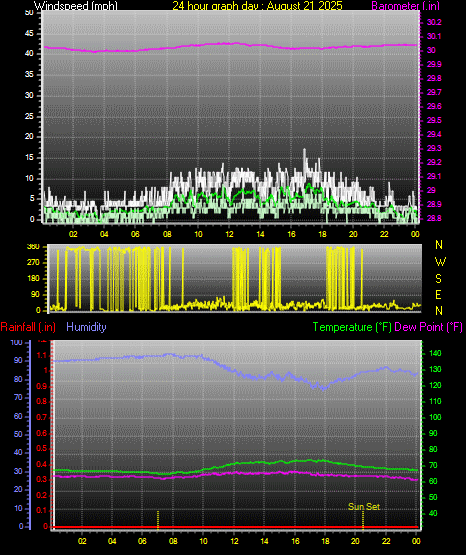 24 Hour Graph for Day 21