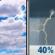 Today: A 40 percent chance of showers and thunderstorms after 2pm.  Mostly cloudy, with a high near 76. South wind 10 to 20 mph, with gusts as high as 25 mph. 
