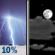 Tonight: A 10 percent chance of showers and thunderstorms before 8pm. Mostly cloudy, with a low around 65. Northeast wind around 5 mph. Tonight: A 10 percent chance of showers and thunderstorms before 8pm. Mostly cloudy, with a low around 65. Northeast wind around 5 mph.