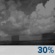 Saturday Night: A 30 percent chance of showers, mainly after 2am.  Partly cloudy, with a low around 54.